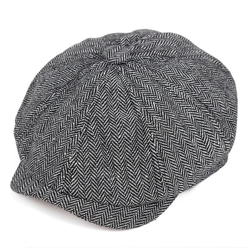 Newsboy Cap Ivy - 새로운 남성용 플랫 탑 아이비 개츠비