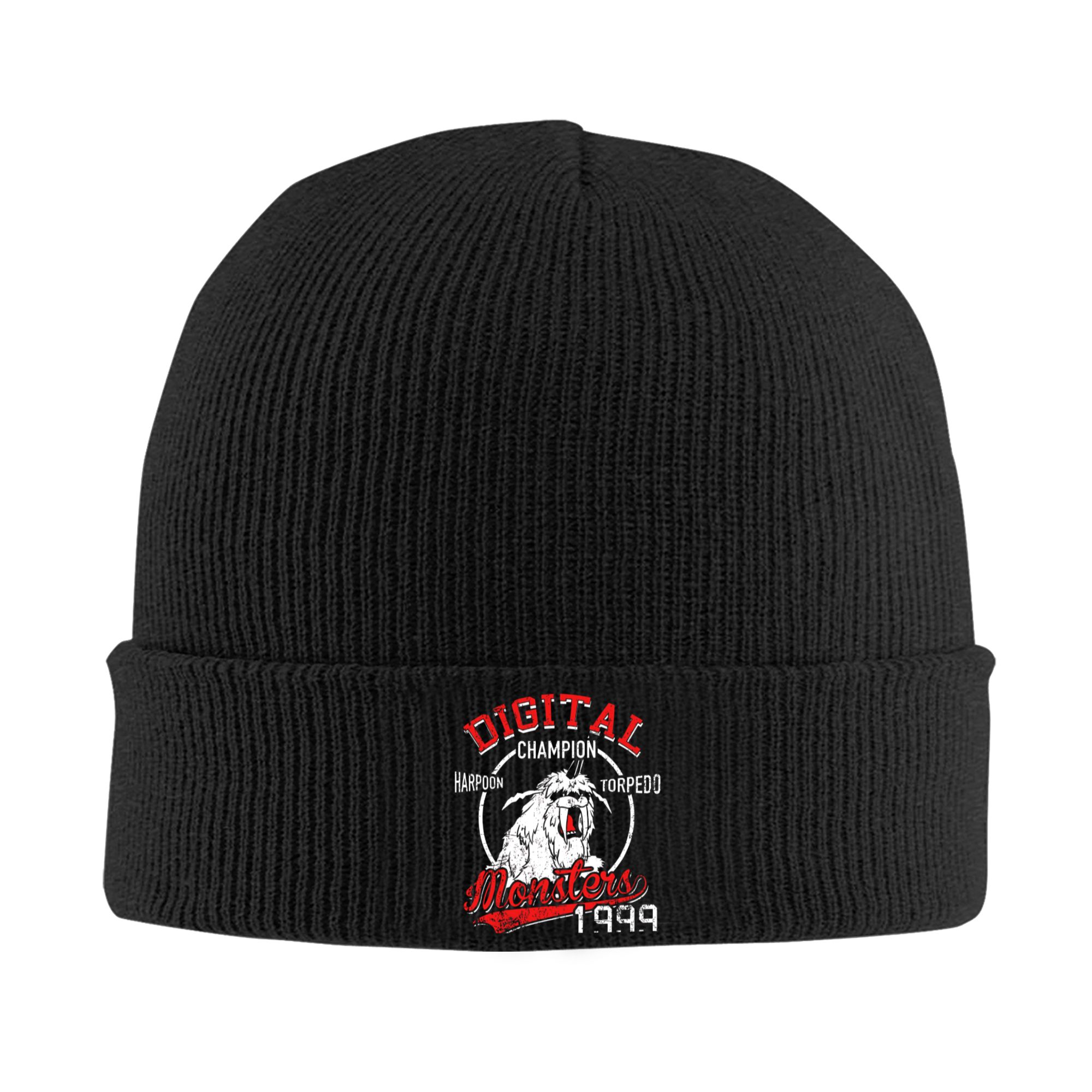 Beanie Cuffed Knit - Harpon Torpedo 디지털 몬스터 디지몬 리브
