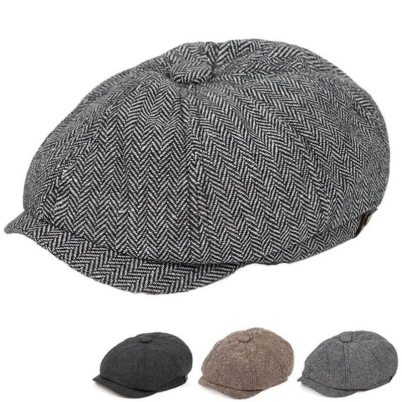 새로운 남성용 플랫 탑 아이비 개츠비 드라이빙 캡 가을 - Newsboy Cap Ivy 리뷰 및 가격