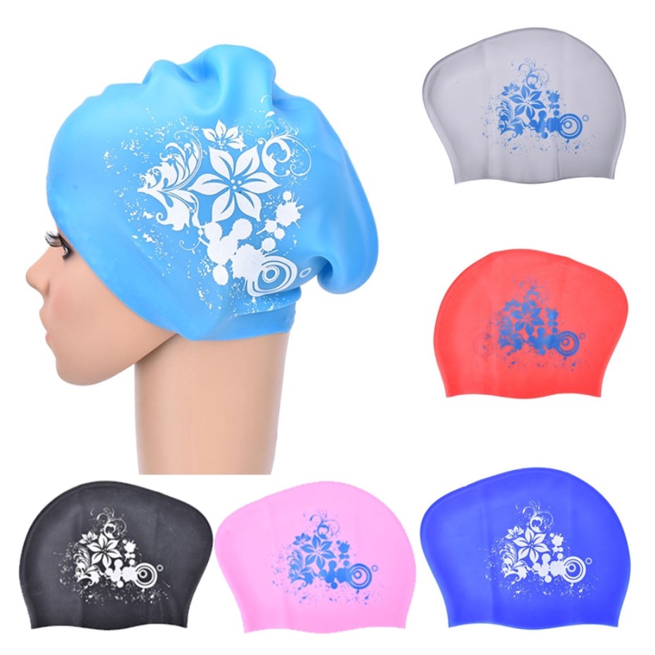 긴 머리를위한 실리콘 수영 모자 여성용 방수 수영 모자 - Swim Hat Silicone 리뷰 및 가격