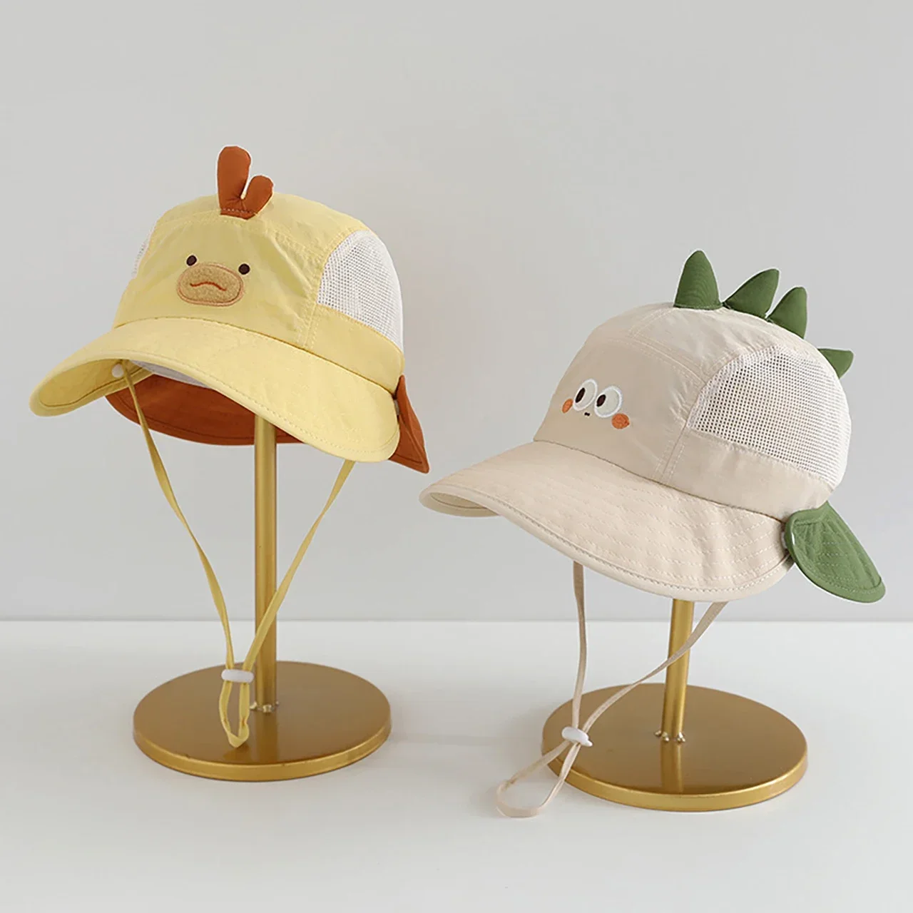 아기 만화 곰 토끼 귀 햇빛 가리개 모자 통기성 메쉬  - Sun Hat Wide Brim 리뷰 및 가격