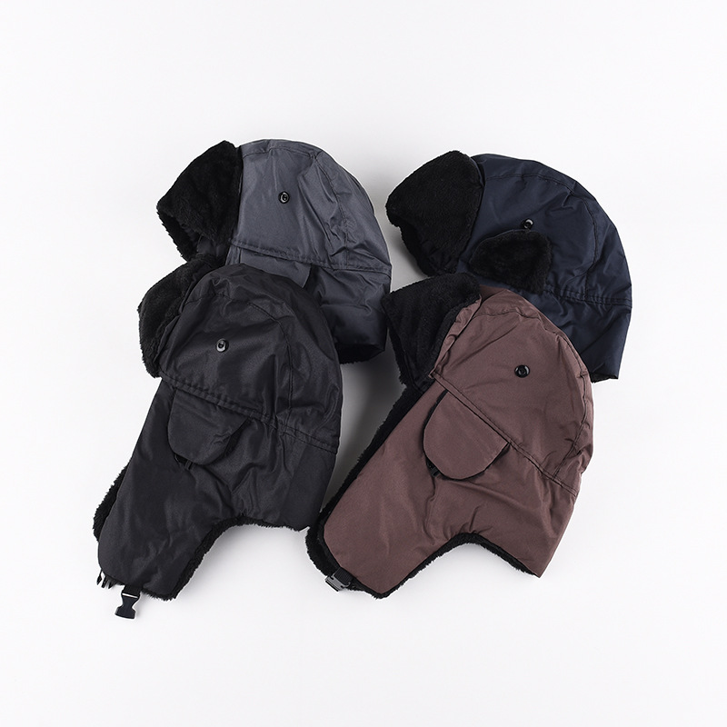 1pcs 남성용 겨울 따뜻한 우샨카 트래퍼 모자 러시아 - Trapper Hat Ear Flap 리뷰 및 가격